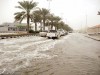 سقوط عمودين للضغط العالي على سيارة بطريق السيح – الدلم بسبب الأمطار