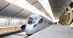 بالصور.. انطلاق أول رحلة لـ “قطار الشمال” من الرياض إلى القصيم