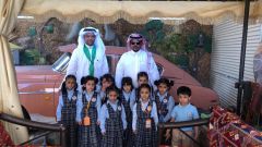 بالصور.. أطفال روضة المستقبل للأجيال في زيارة لمتحف الاستاذ محمد بن ناصر النهيو