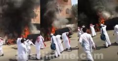 بالفيديو.. إحالة 3 طلاب ثانوي حرقوا سيارة قائد مدرستهم بجدة إلى المحكمة