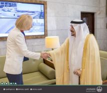 أمير الرياض يستقبل القائمة بأعمال السفارة الأمريكية