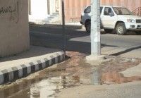 انفجار في خط ماء بحي النهضة ومبادرة من فرق المصلحة
