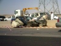 عاجل : حادث مروري جديد في ذات موقع الأمس بالقرب من أم الشعال حاليا