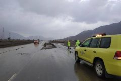 “الدفاع المدني” يدعو لتوخّي الحيطة والحذر لاستمرار فرص هطول أمطار على معظم مناطق المملكة