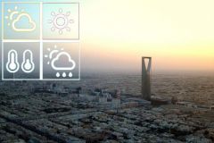 حالة الطقس المتوقعة اليوم الإثنين على مناطق المملكة