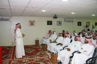وفد من كلية الملك فهد الامنية يزور الجمعية السعودية للإعاقة السمعية بالخرج