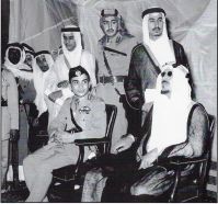 صورة نادرة للملك سعود مع عاهل الأردن قبل 67 عامًا