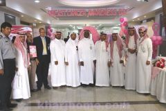 مستشفى الولادة والاطفال بالخرج يقيم فعالية الحملة الوطنية للتوعية بسرطان الثدي