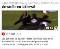صحيفة أسبانية تصف تصرفات المشجعين السعوديين ” بغزو الملاعب ” وذو عقلية ” مجنونة