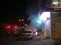 اندلاع حريق لسيارة أمريكية على طريق الامير سلمان