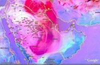 د.المسند: كتله غبارية فوق أجواء السعودية بطول ” مليون ونصف كم” منقولة من العراق