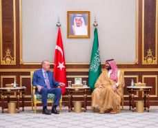 بالفيديو والصور.. ولي العهد يعقد اجتماعاً مع الرئيس التركي بقصر السلام في جدة