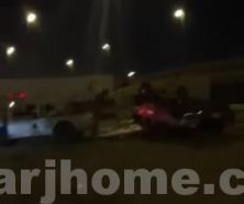 بالفيديو .. لحظة انقلاب سيارة بسبب حفرة في شارع بجدة
