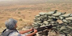 قناصة حرس الحدود يقتلون 18 حوثياً حاولوا التسلل عبر منفذ علب بظهران الجنوب