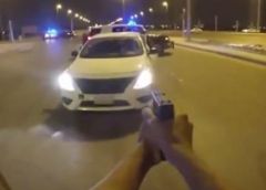 بالفيديو.. لحظات مثيرة لمطاردة سيارة مطلوبين في شوارع الرياض