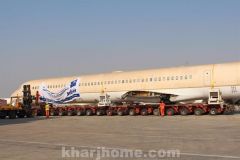 بالصور.. الخطوط السعودية تكشف كيف نقلت طائرتها برًا من جدة إلى الرياض