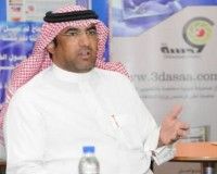 الزميل إبراهيم التميمي في العلاقات العامة والإعلام في المكتب التعاوني للدعوة والإرشاد