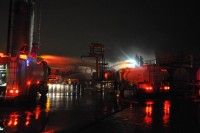 اندلع في خزان تكرير الزيوت ولم ينتج عنه إصابات … مدني الرياض يخمد حريق مصنع بتروليات على طريق الخرج