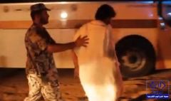 فيديو : مطاردة المخالفين باسم الحج والقبض عليهم من قبل القوات الخاصة بالشميسي