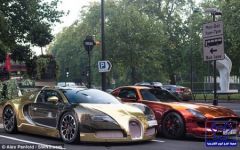 بالفيديو .. سيارة مليونير سعودي تُثير ضجة في لندن