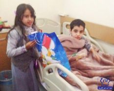 طالبات ابتدائية الضبيعة يزرن الأطفال المنومين بمستشفى الملك خالد بالخرج