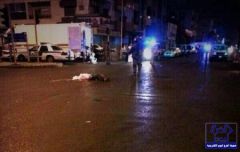 بالصور : «شرطة جدة» تحقق في ملابسات سقوط جثة من السماء