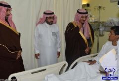 بالصور : أمير الرياض ونائبه يزوران رجال الأمن المصابين بالأفلاج