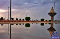 أمطار متوسطة تهطل على محافظة الخرج