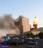 بالفيديو.. لحظة انفجار خزان ديزل في مصنع مواد غذائية بـ”جدة”