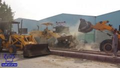 بلدية محافظة الخرج تواصل أعمال الصيانة في المنطقة الصناعية