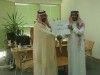 رئيس مركز الرفيعة الشيخ عامر العجمي يشكر مدير اتصالات الخرج