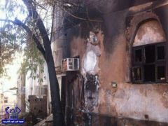الدفاع المدني ينقذ عائلة سعودية من حريق كارثي