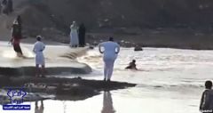 إنقاذ مواطن من الغرق ضل طريقه في عرض البحر
