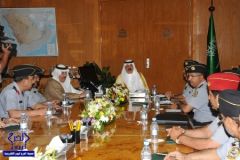 الأمير متعب بن عبدالله يجتمع بقادة وحدات الحرس الوطني