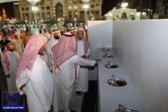 نوافير جديدة للشرب في ساحات المسجد النبوي