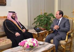 الرئيس المصري يستقبل تركي آل الشيخ