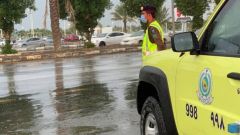 “الدفاع المدني” يحذر سكان هذه المناطق من احتمالية هطول أمطار رعدية