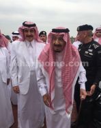 بالصور.. خادم الحرمين وولي عهده في ضيافة محمد بن فهد