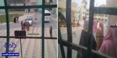 بالفيديو: رجل أمن يعتدي على “يتيمة” ويطرحها أرضاً في عسير