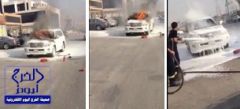 بالفيديو.. سعودى يصور سيارته اللاند كروزر 2014 وهى تشتعل بدون سبب