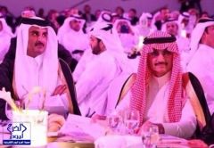 بالصور.. حفل خيري يجمع الوليد بن طلال بأمير قطر ووالده في الدوحة