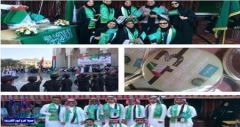 بالصور.. سعوديون ينظمون مسيرات احتفاءا باليوم الوطني الإماراتي