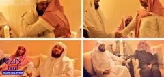بالصور والفيديو.. دعاة وطلبة علم يزورون الشيخ العريفي بعد الإفراج عنه