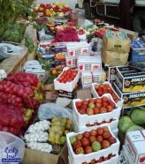 بلدية الخرج تصادر حوالي 400 كرتون للخضار والفاكهة من باعة متجولين