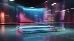 أول “حاسوب” بشاشة “شفافة”