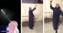 بالفيديو.. مواطن يحتفل بالأوامر الملكية بطلقات نارية