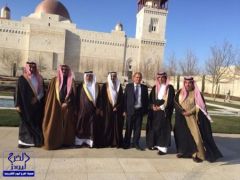الأمير تركي بن طلال يقدم عزاءه لملك الأردن يرافقه الأمراء وشيوخ القبائل