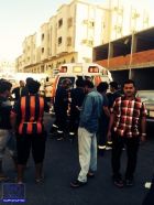 11 مصاباً إثر حريق بمنزل شعبي في وزيرية جدة