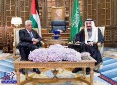 بالصور.. خادم الحرمين يستعرض الأوضاع الراهنة للأراضي المحتلة مع الرئيس الفلسطيني في الرياض