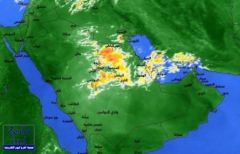 «خريطة» توضح اقتراب سُحُب رعدية من العاصمة الرياض.. واحتمالية سقوط أمطار